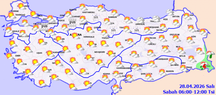 Meteoroloji’den sağanak ve çığ uyarısı