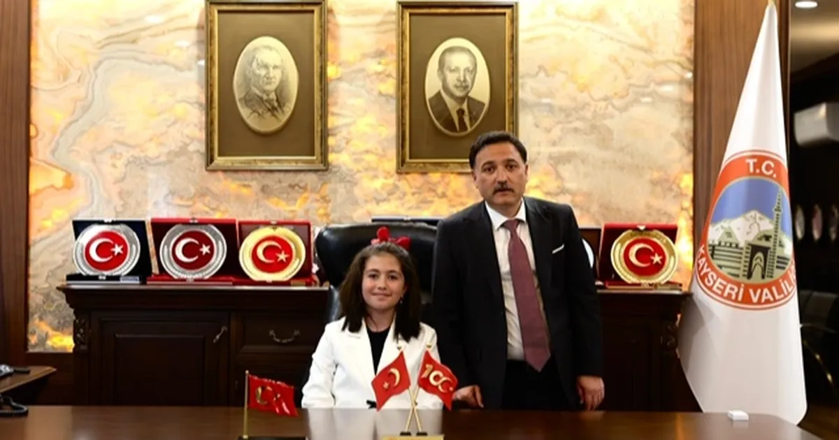 Minik Zeynep Kayseri Valisi oldu!