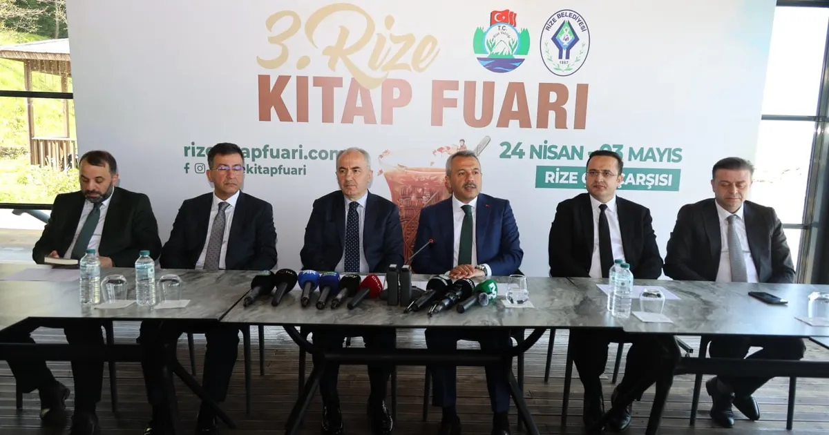 Rize 3. Kitap Fuarı kapılarını açıyor