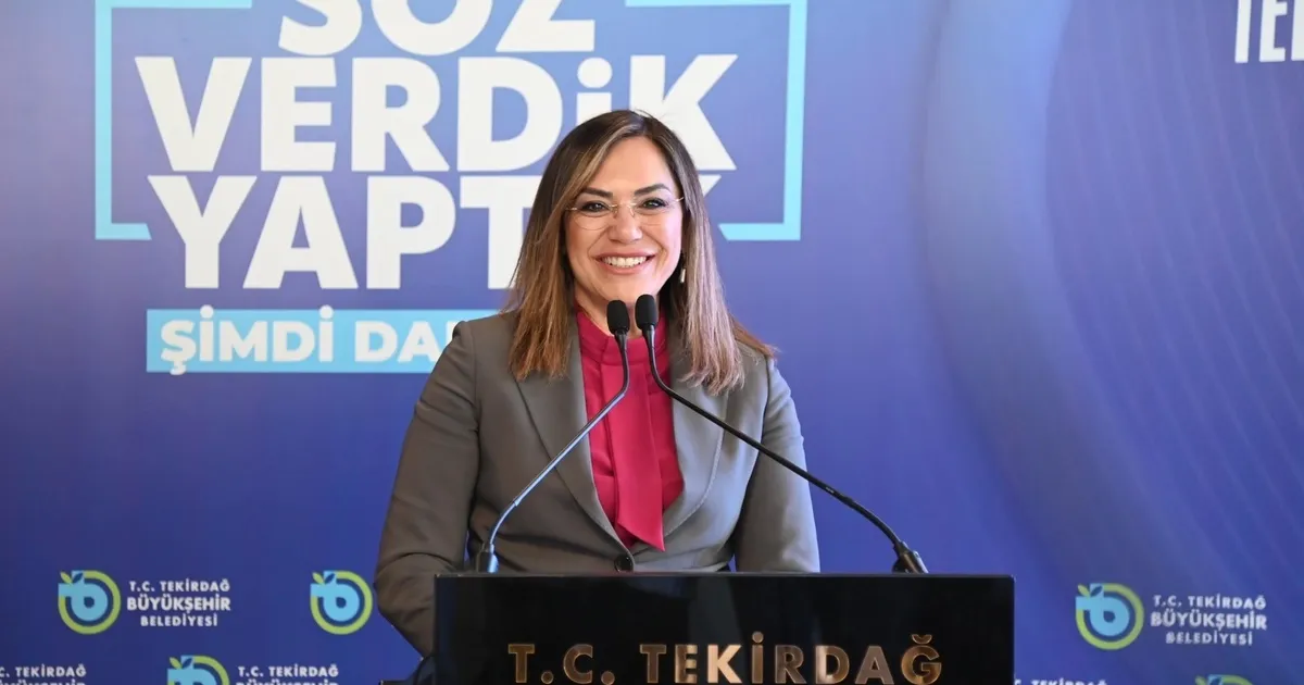 Tekirdağ’da Başkan Yüceer iki yılı anlattı