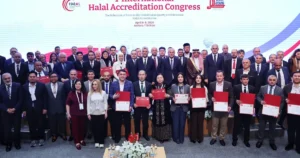 Ticaret Bakanı Ömer Bolat, birinci Uluslararası Helal Akreditasyon Kongresi’nde yaptığı
