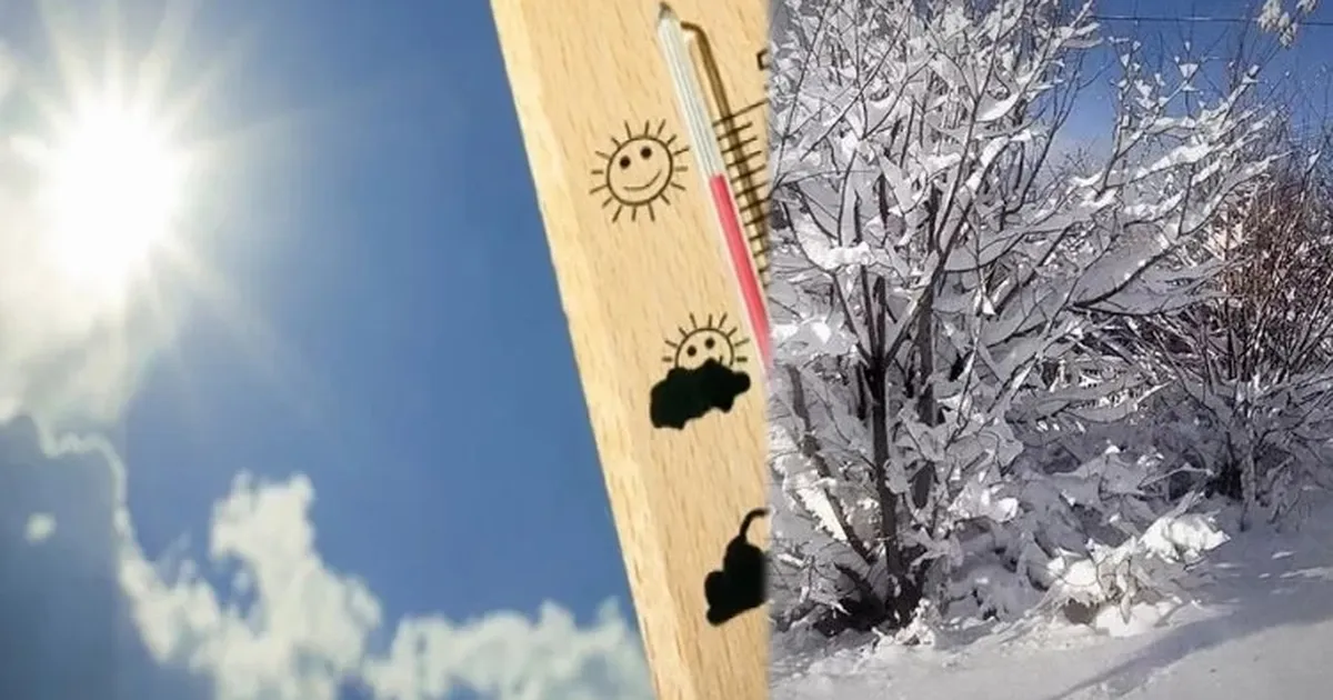 Türkiye’de iki mevsim bir arada! Batı’da güneş, Doğu’da kar