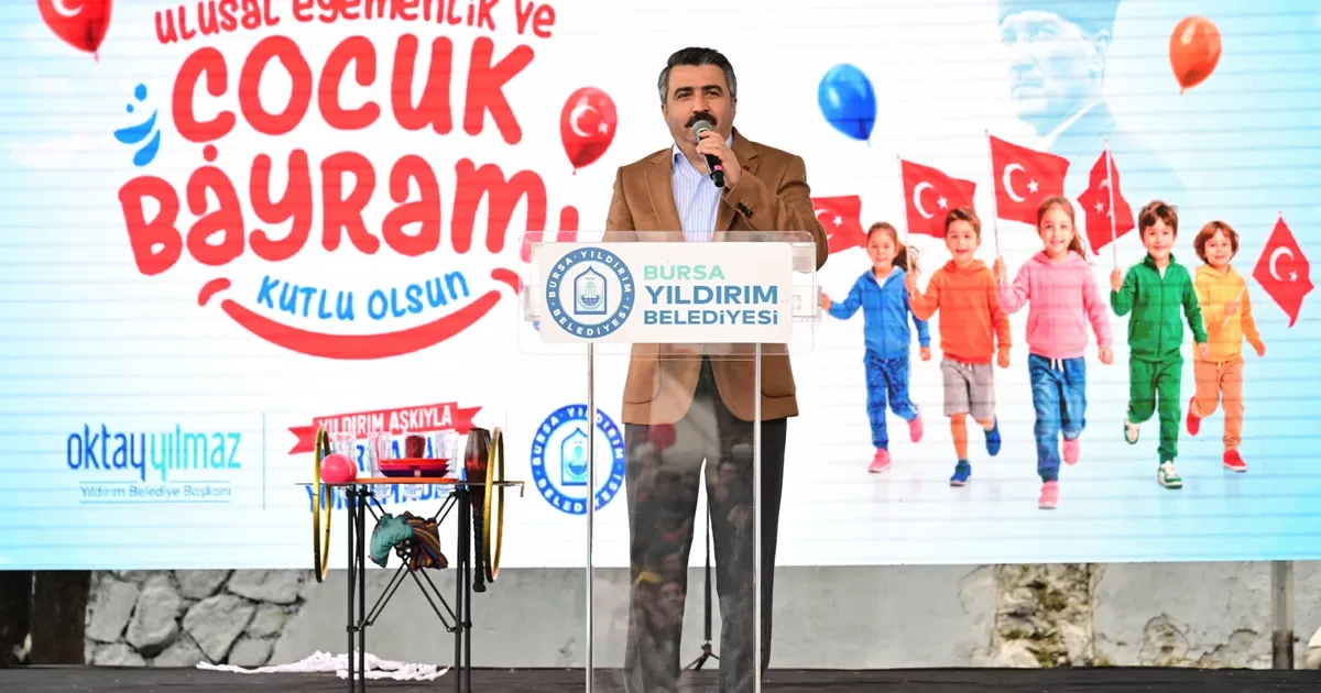 Yıldırım’da çocukların bayramı şölene dönüştü