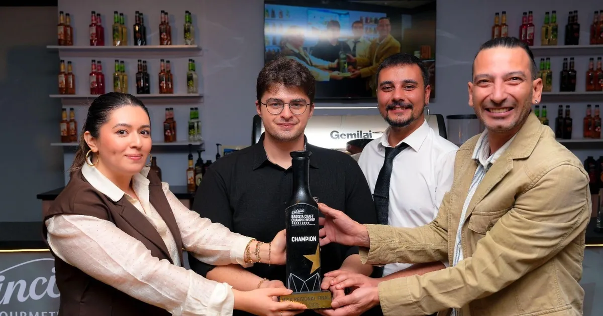 2025-26 DaVinci Gourmet Barista Craft Şampiyonası MISA Bölge Finali’nde Türkiye’den Çetin Alpay Başkan şampiyon oldu