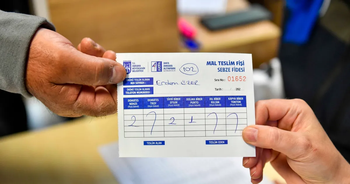 Ankara Büyükşehir’den 8 milyonluk fidan hibe desteği
