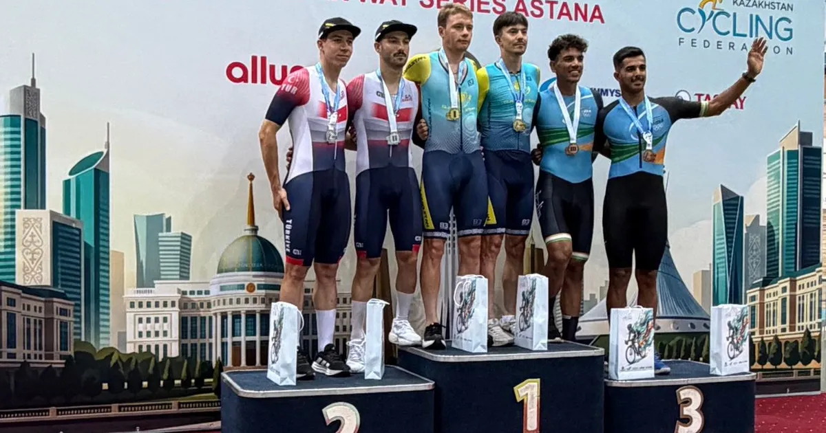 UCI C1 Silk Way Series Astana pist bisikleti yarışlarında ulusal