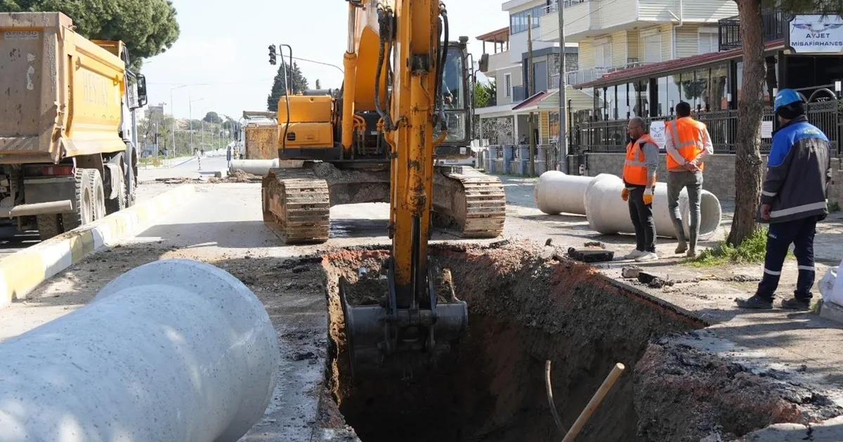 Balıkesir Burhaniye’de 50 yıllık altyapısı yenileniyor