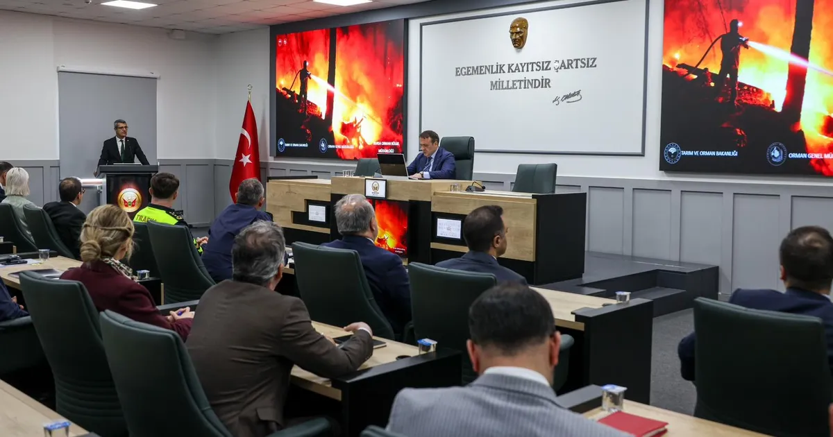 Bilecik Valisi Faik Oktay Sözer başkanlığında düzenlenen “2026 Orman Yangınlarını