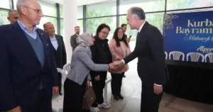 Bursa İnegöl’de Kurban Bayramı öncesi protokol bayramlaşma töreni son mesai