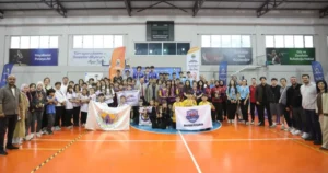 İnegöl Belediyesi 9. Okullar Ortası Spor Şenliği kapsamında düzenlenen masa