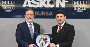 ASKON Bursa’nın düzenlediği toplantıda konuşan BTSO Başkanı İbrahim Burkay, küresel