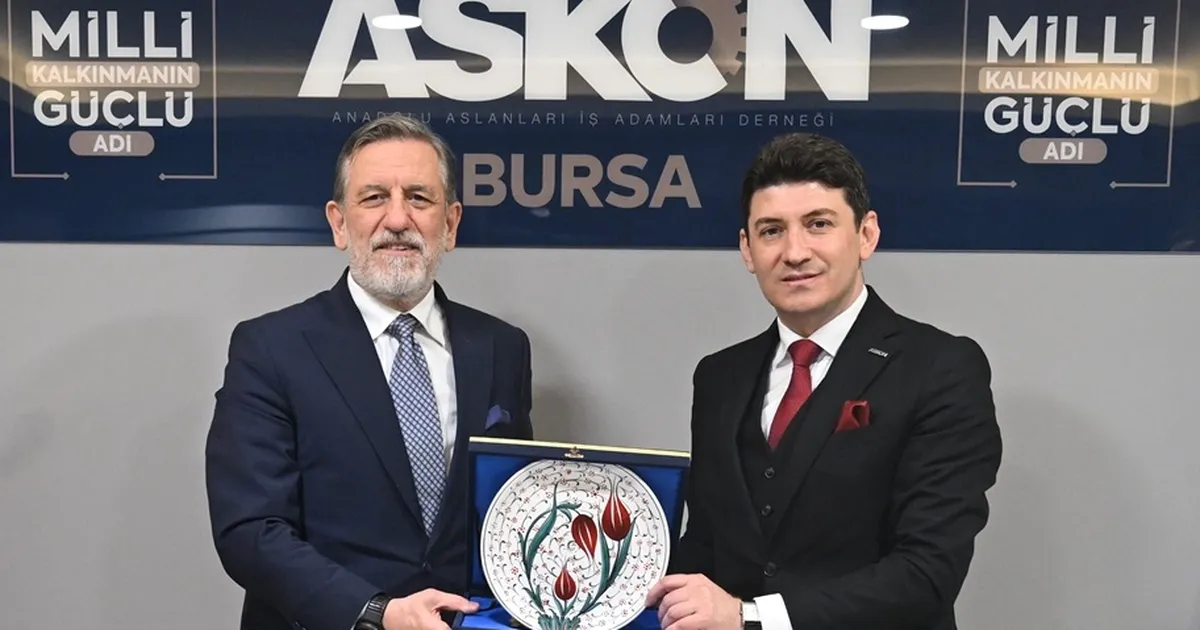 ASKON Bursa’nın düzenlediği toplantıda konuşan BTSO Başkanı İbrahim Burkay, küresel