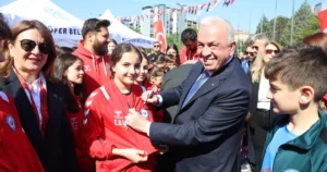 Bursa'nın Nilüfer ilçesinde 19 Mayıs Atatürk’ü Anma, Gençlik ve Spor