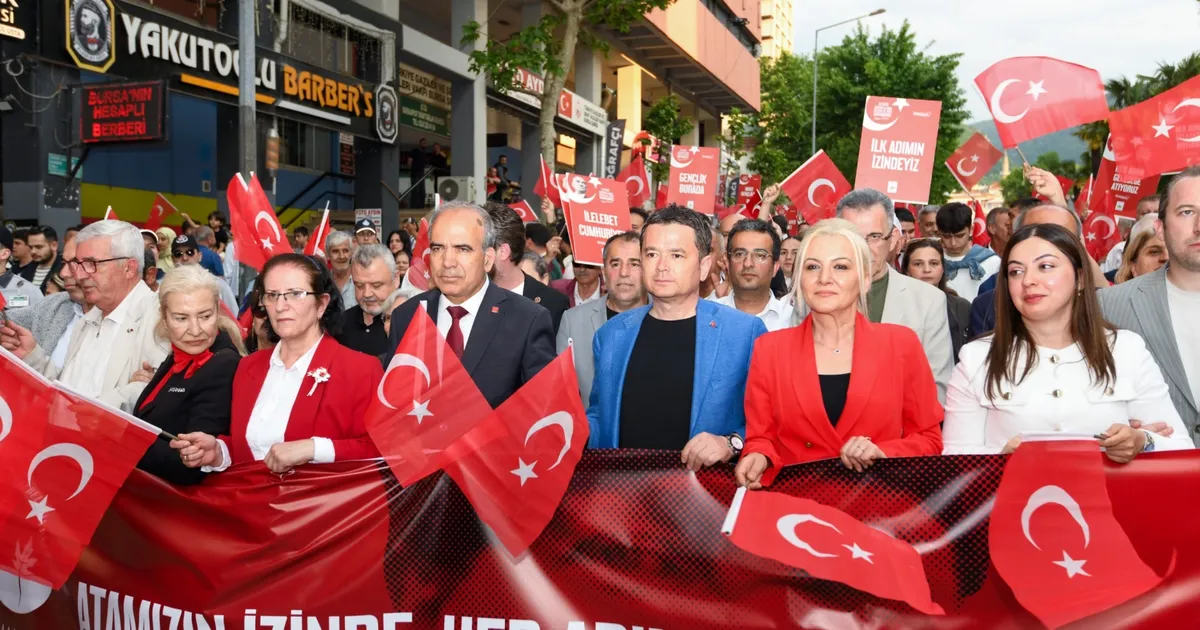 Bursa Osmangazi’de 19 Mayıs ruhu gençlerle yükseldi