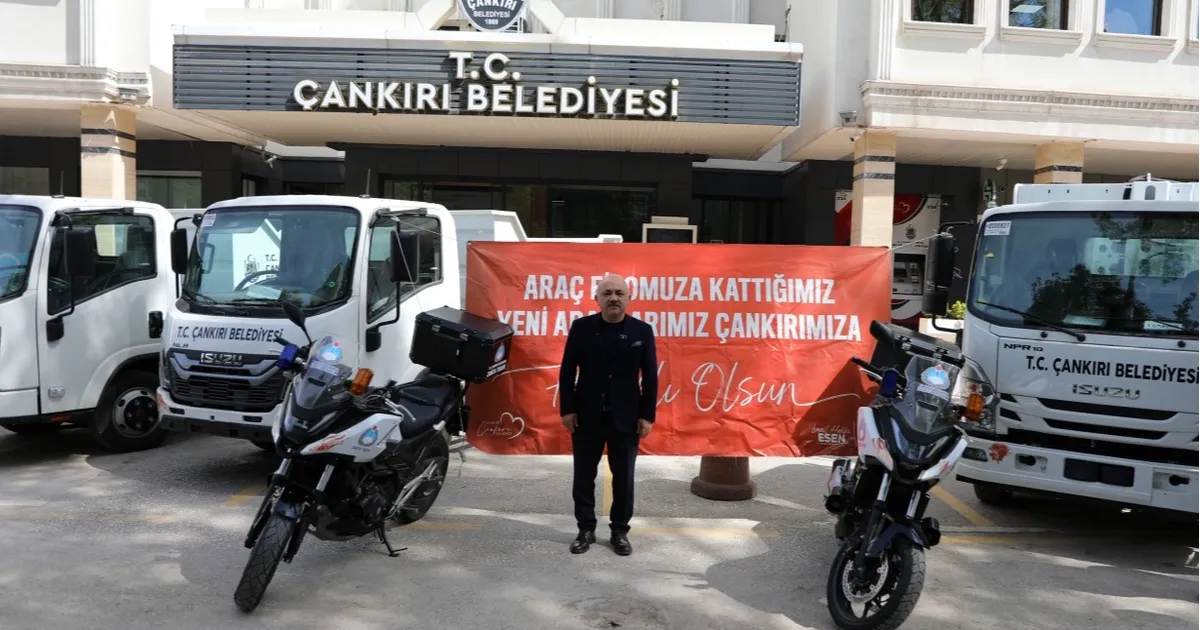 Çankırı Belediyesi, araç filosunu güçlendirmeye devam ediyor. Belediye bünyesine altı