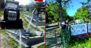 Edirne'de Uzunköprü Belediyesi, Kurban Bayramı öncesinde ilçe genelindeki mezarlıklarda temizlik,