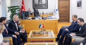 İzmir Büyükşehir Belediye Başkanı Dr. Cemil Tugay, Estonya’nın Ankara Büyükelçisi