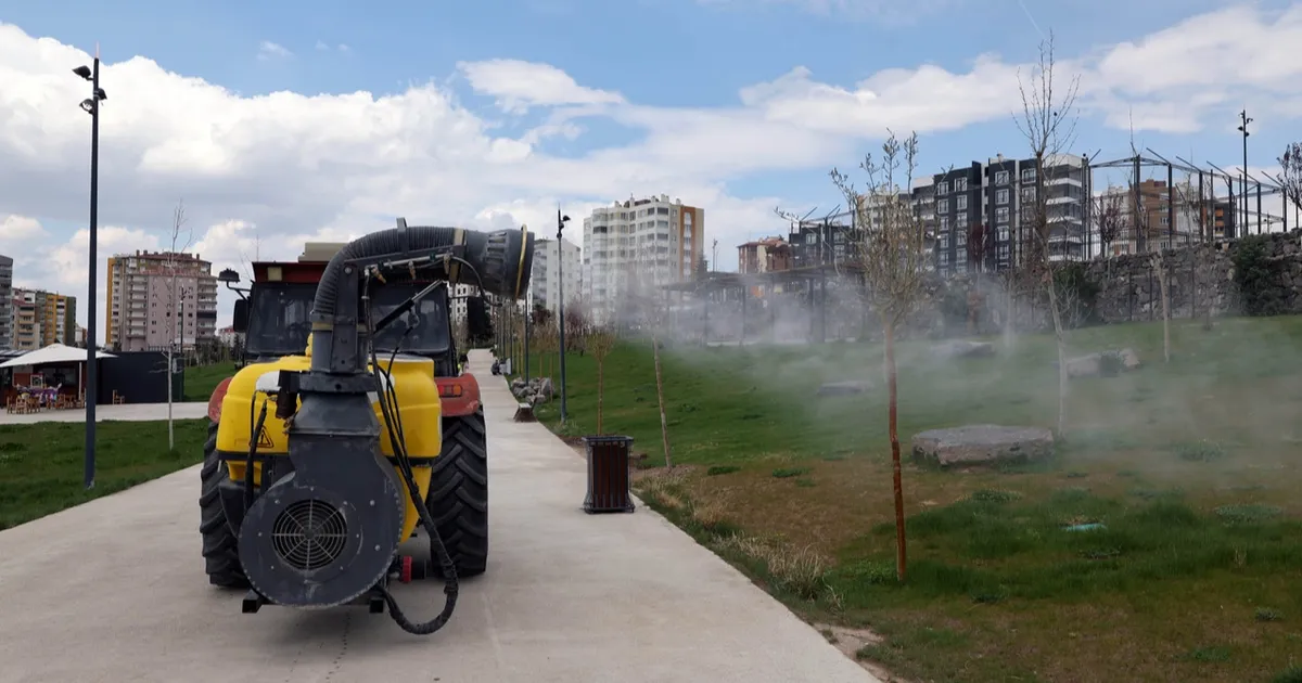 Kayseri Talas’ta haşeratla tam gaz mücadele