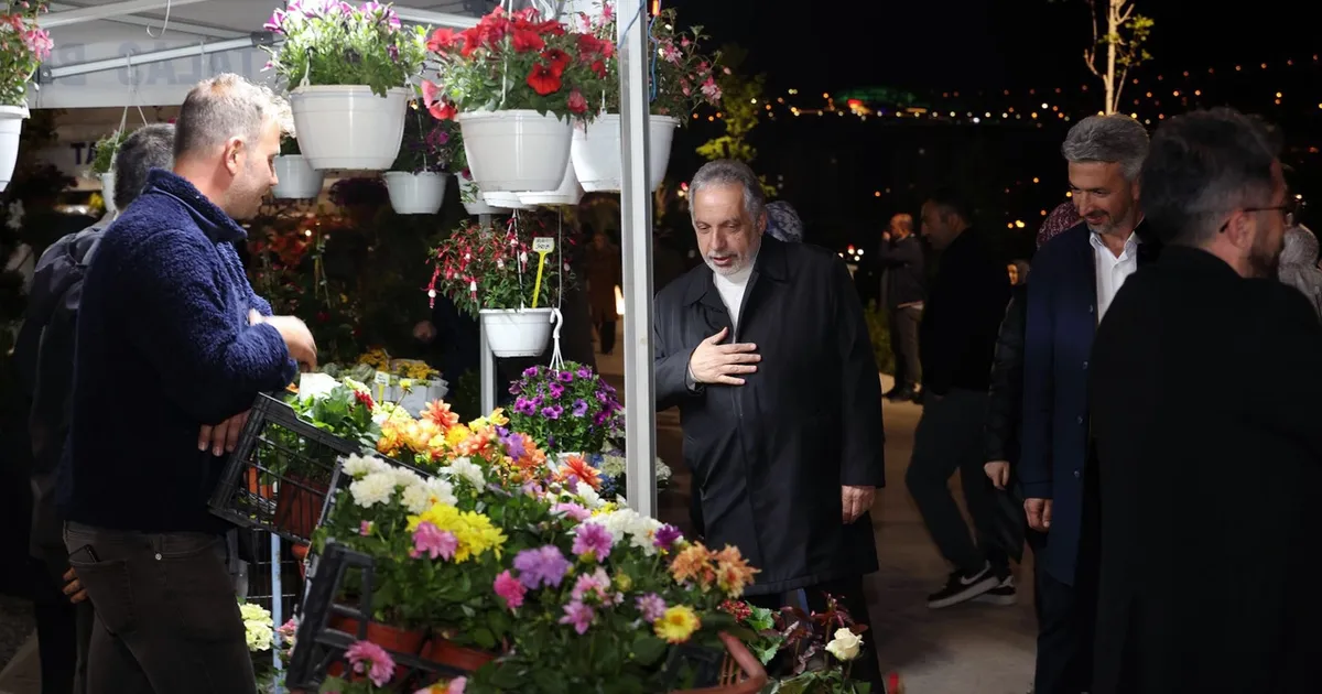 Kayseri Talas’taki Çiçek Şenliği’nde Grup Şantiye rüzgarı