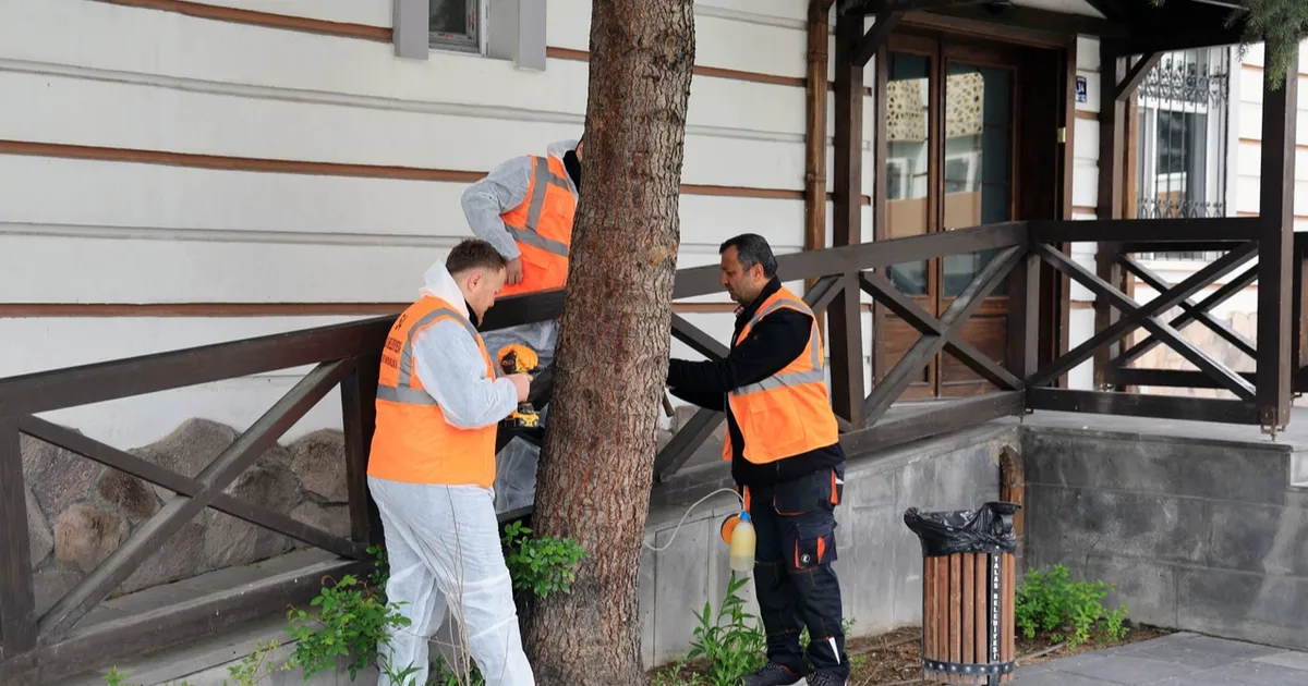 Kayseri Talas’tan çevre dostu ilaçlama atağı