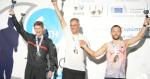 Yunanistan’ın Dedeağaç (Alexandroupoli) kentinde düzenlenen 6. Thrace Night Run’da Koşan