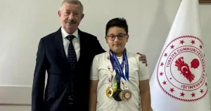 Keşan Kaymakamı Aziz Mercan,  matematik dünyasında uluslararası başarılara imza