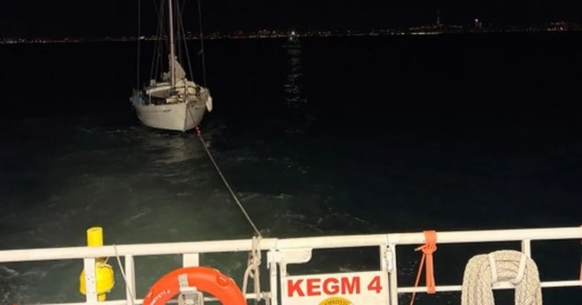 Kınalıada açıklarında korku dolu anlar