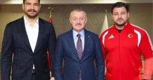 Türkiye Güreş Federasyonu Başkanı Taha Akgül ve Ata sporumuzun efsane