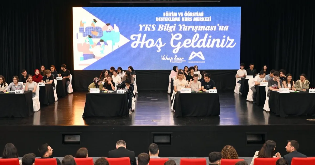 Yükseköğretim Kurumları Sınavı’na (YKS) sayılı günler kala ‘Bilgi Yarışması’ düzenleyen Mersin Büyükşehir