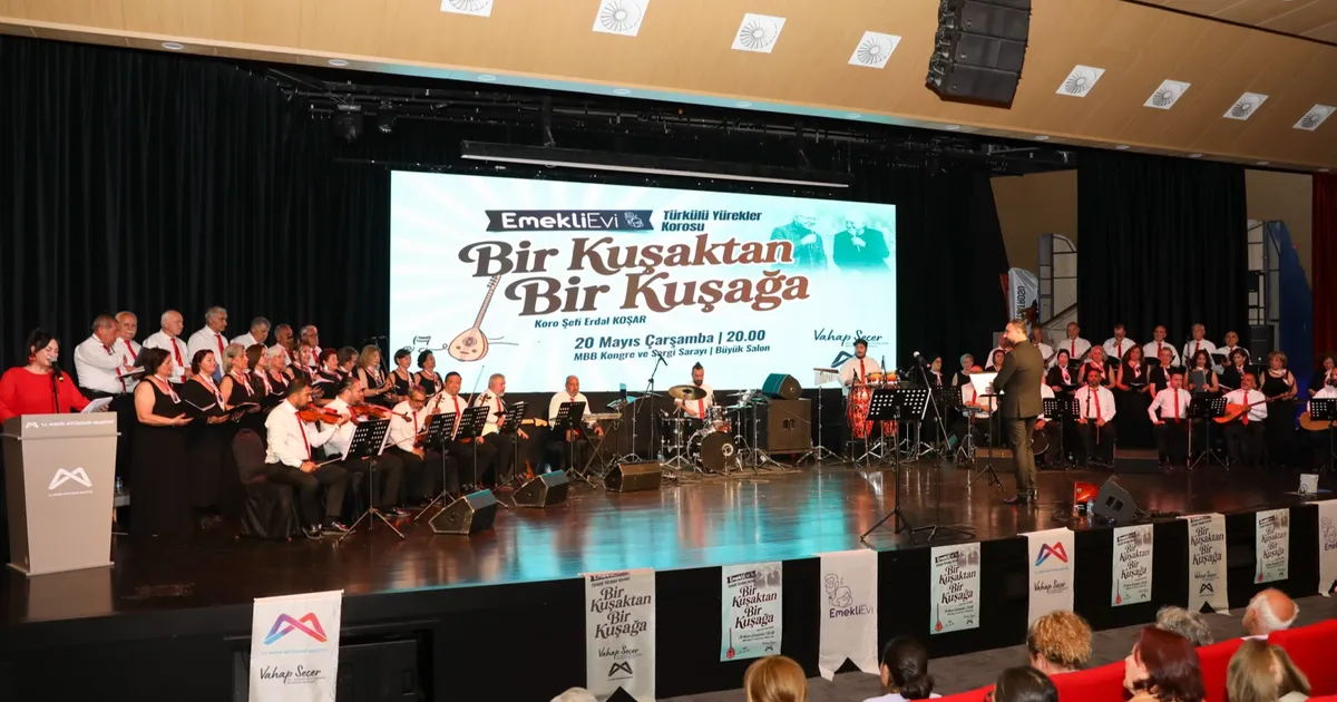 Mersin’de ‘Bir Kuşaktan Bir Kuşağa’ konseri coşkuya sahne oldu