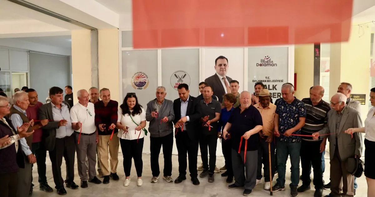 Muğla Dalaman’da Halk Berber törenle açıldı