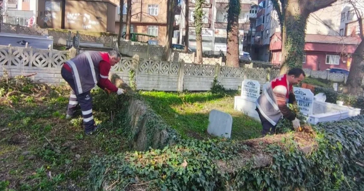 Ordu’da mezarlıklar bayram ziyaretine hazır