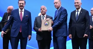 Cumhurbaşkanı Recep Tayyip Erdoğan'ın iştirakiyle dün TOBB'da düzenlenen merasimde, Artvin