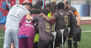 Ampute Futbol Muhteşem Ligi’nin 23. haftasında Konya deplasmanında 2-0 galip