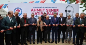 Trabzon Büyükşehir Belediyesi tarafından yeniden düzenlenen Ahmet Şener Hatıra Parkı,