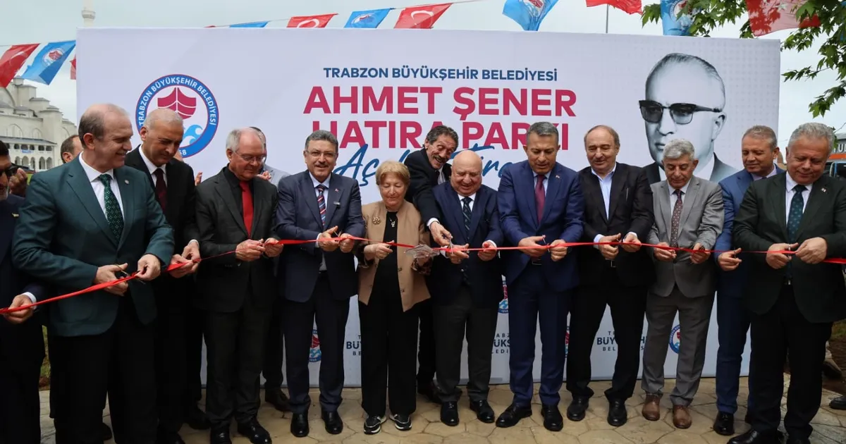 Trabzon Büyükşehir Belediyesi tarafından yeniden düzenlenen Ahmet Şener Hatıra Parkı,