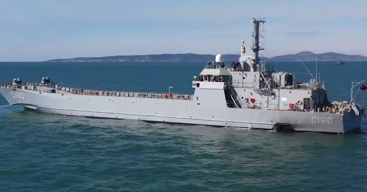 Yeni tip çıkarma gemisinde ikinci teslimat… Ç-160 Deniz Kuvvetleri envanterinde