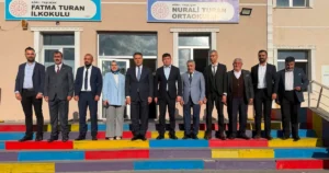 Hayırsever iş insanı Adalet Turan, Kars Azerbaycan Başkonsolosu Zamin Aliyev