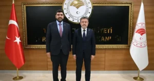 AK Parti Mardin İl Başkanı Mehmet Üncü ve beraberindeki heyet,
