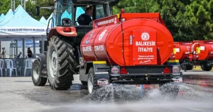 Balıkesir Büyükşehir Belediyesi, kırsal mahallelerde olası yangın ihtimaline karşı 50