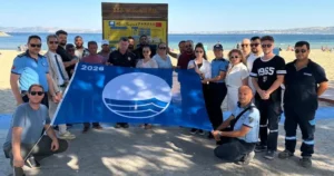 Balıkesir Büyükşehir Belediyesi tarafından işletilen Erdek’teki 6 mavi bayraklı halk