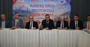 Bursa İl Millî Eğitim Müdürlüğü ile Bosna-Hersek’in Mostar şehrinden gelen