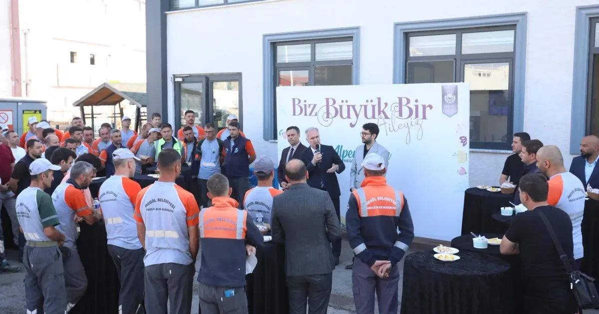 Bursa İnegöl’de Başkan Taban temizlik personeliyle buluştu