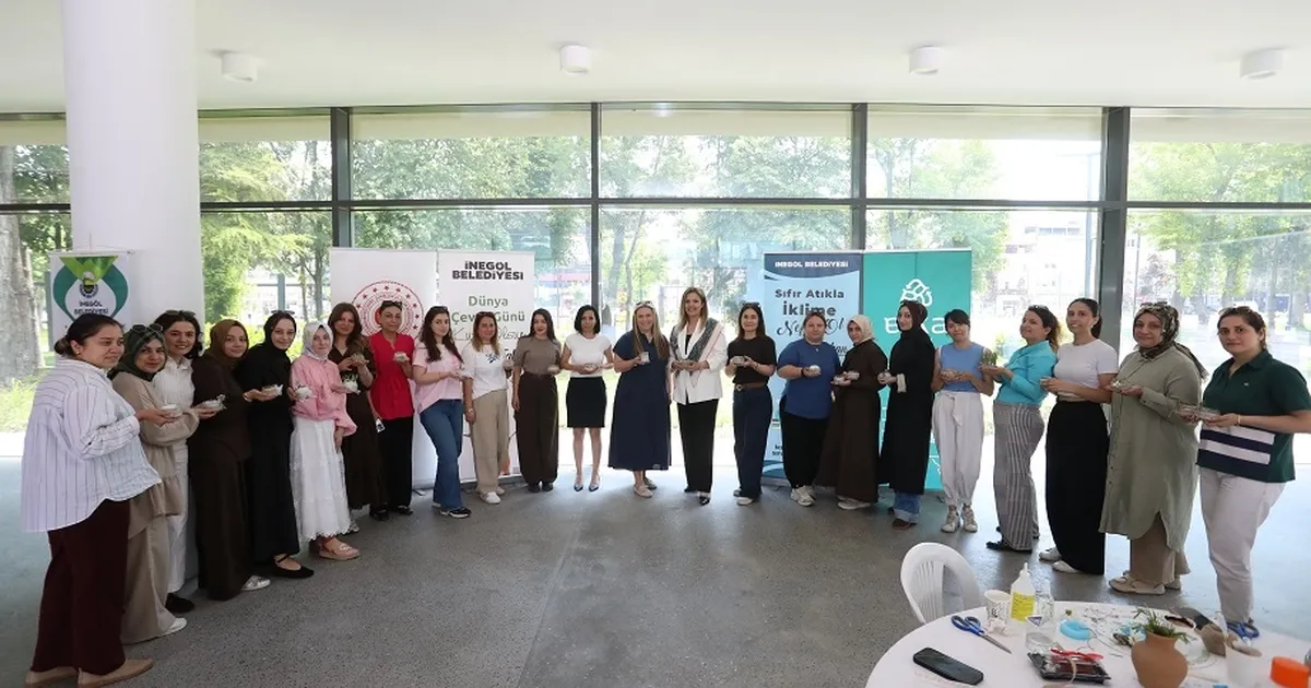 Bursa İnegöl’de Çevre Haftası kutlamaları Workshop ile başladı