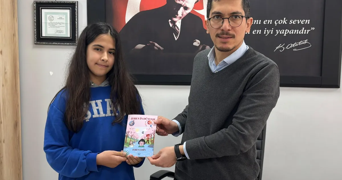 Bursa'da Mustafakemalpaşa Şehit Hikmet Aktaş Ortaokulu 5/F sınıfı öğrencisi Zeren