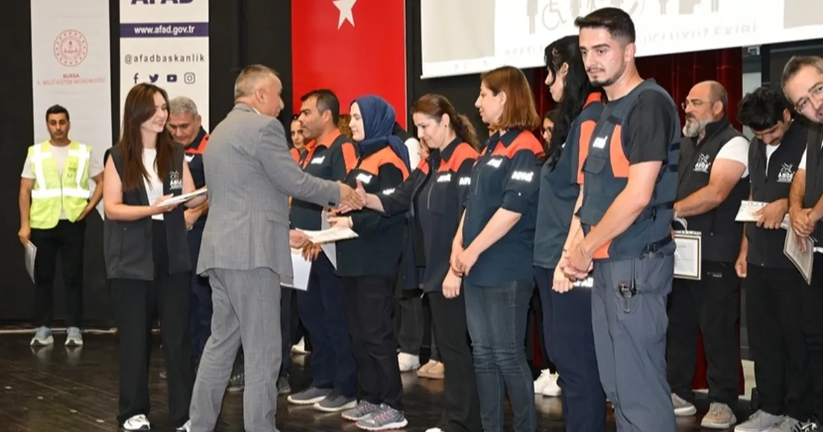 Bursa’da özel gereksinimli bireyler için ‘Afet Yönetimi Projesi’ tamamlandı