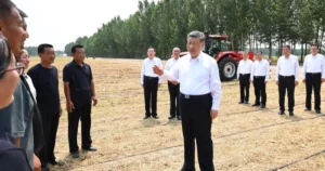 Çin Devlet Başkanı Xi Jinping'in Çin'in doğusundaki Shandong Eyaleti'ne bağlı