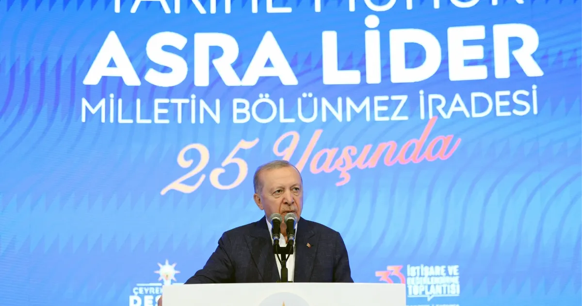 Cumhurbaşkanı Erdoğan: Çeyrek asırda büyük başarı hikâyesine imza attık