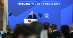 Cumhurbaşkanı Recep Tayyip Erdoğan, NATO Parlamento Başkanları onuruna verilen öğle