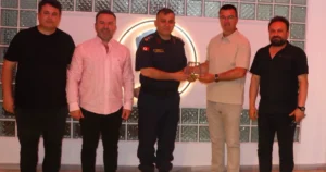 Edirne Gazeteciler Derneği Yönetim Kurulu, İl Jandarma Komutanı Jandarma Albay